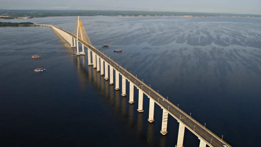 Ponte Jornalista Phelippe Daou, Ponte Rio Negro, viagem para Manaus, Amazonas