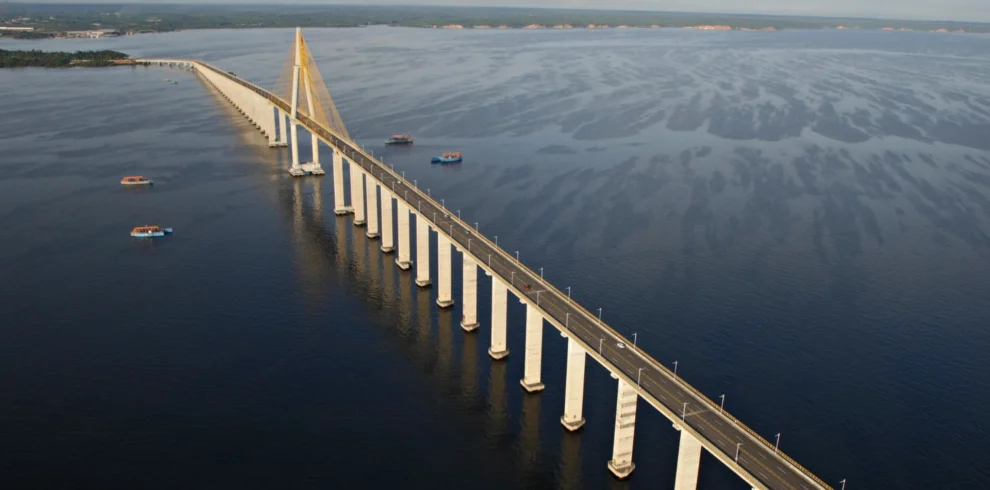 Ponte Jornalista Phelippe Daou, Ponte Rio Negro, viagem para Manaus, Amazonas